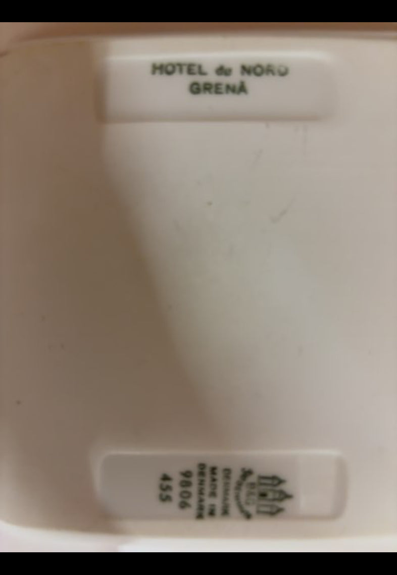 Blå Royal Copenhagen platte